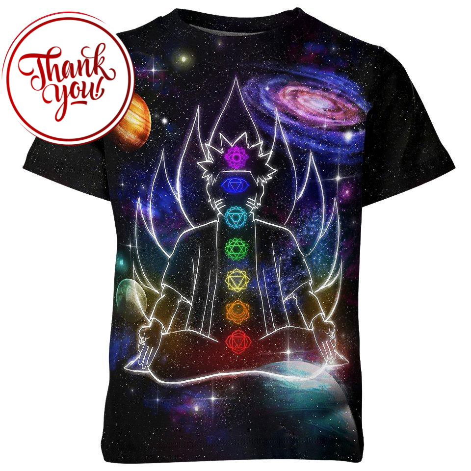 Chakra Nine Tails Naruto 3D Print Unisex T-Shirt