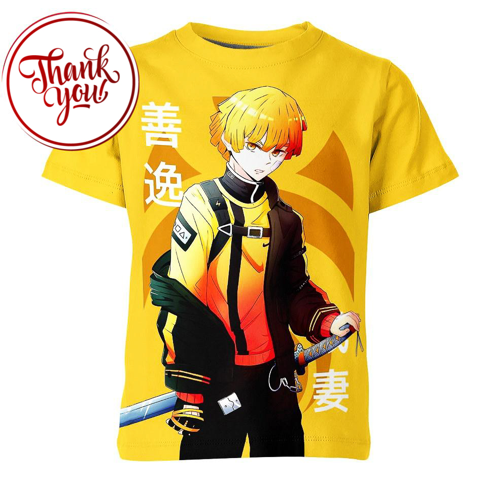 Fashion Style - Zenitsu 3D Print Unisex T-Shirt