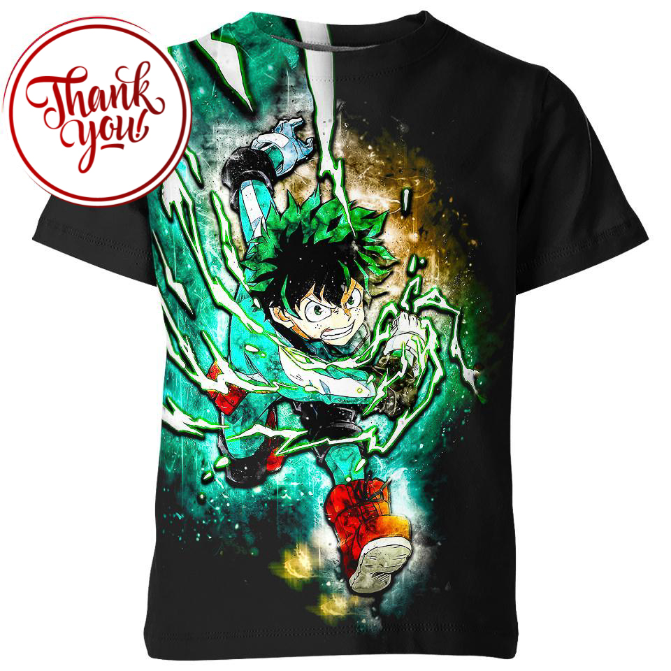 My Hero Academia Deku 3D Print Unisex T-Shirt
