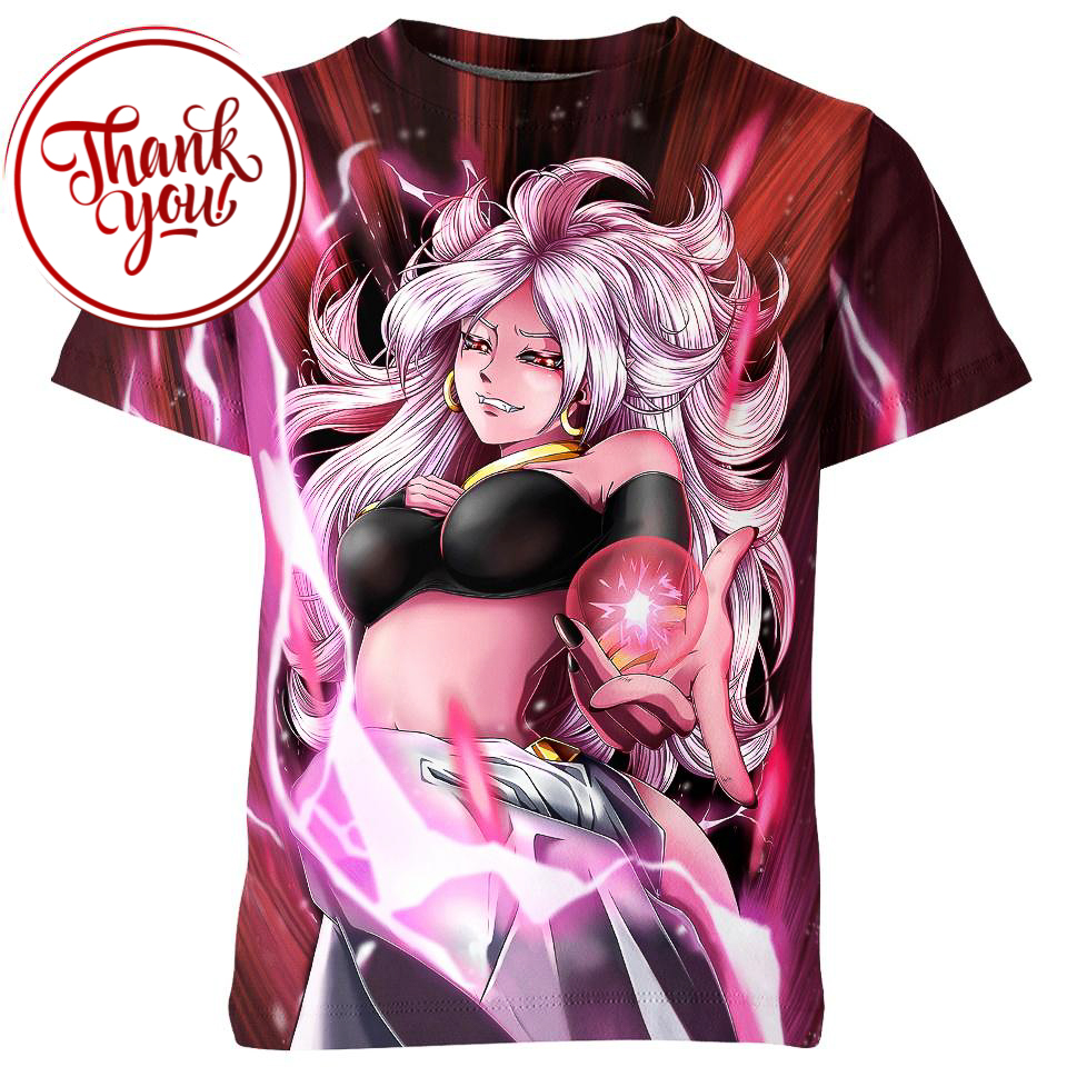 Sorcerer Android 21 Dragon Ball 3D Print Unisex T-Shirt