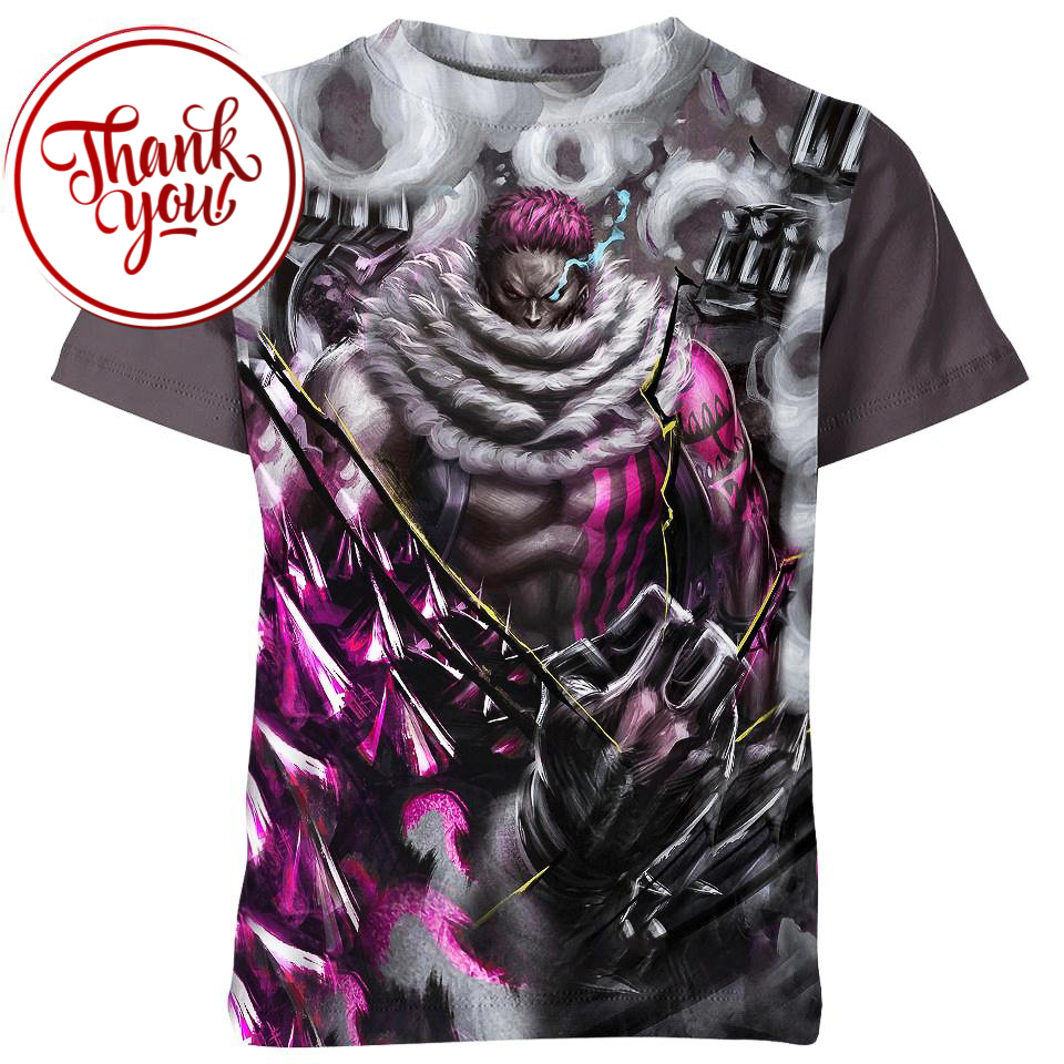 Charlotte Katakuri One Piece 3D Print Unisex T-Shirt