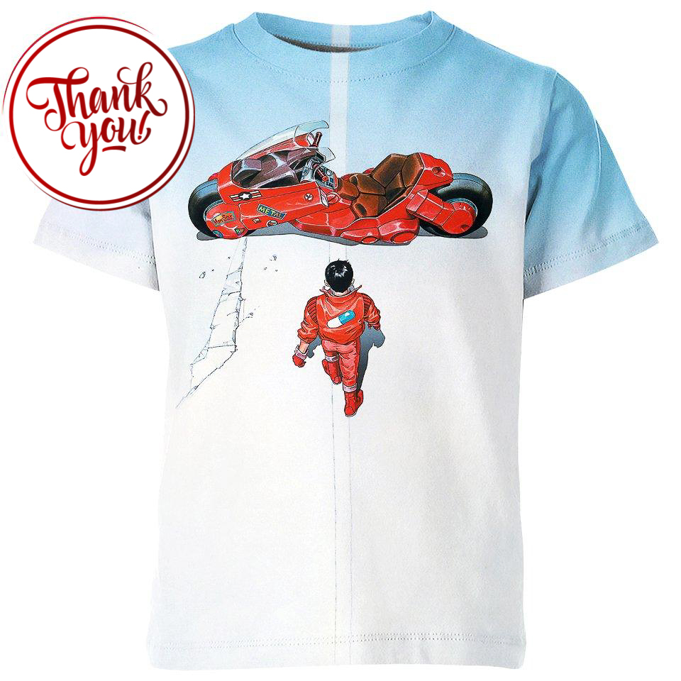 Kei and Moto from Akira 3D Print Unisex T-Shirt