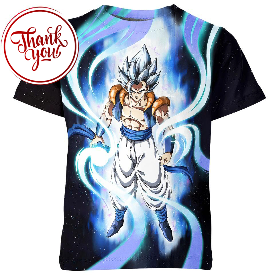 Ultra Instinct Gogeta Dragon Ball 3D Print Unisex T-Shirt