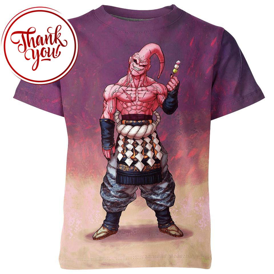 Samurai Majin Buu 3D Print Unisex T-Shirt