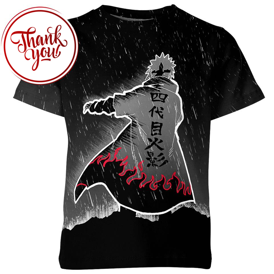Fourth Hokage Minato 3D Print Unisex T-Shirt