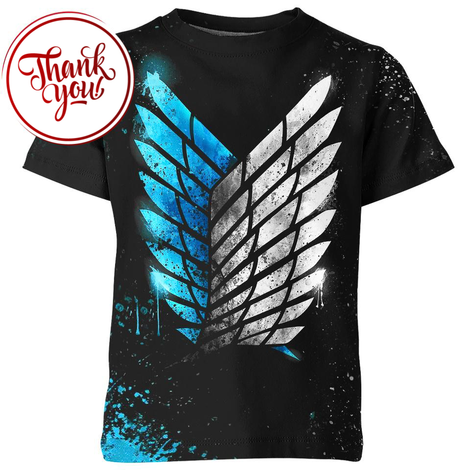 Survey Corps Attack On Titan 3D Print Unisex T-Shirt