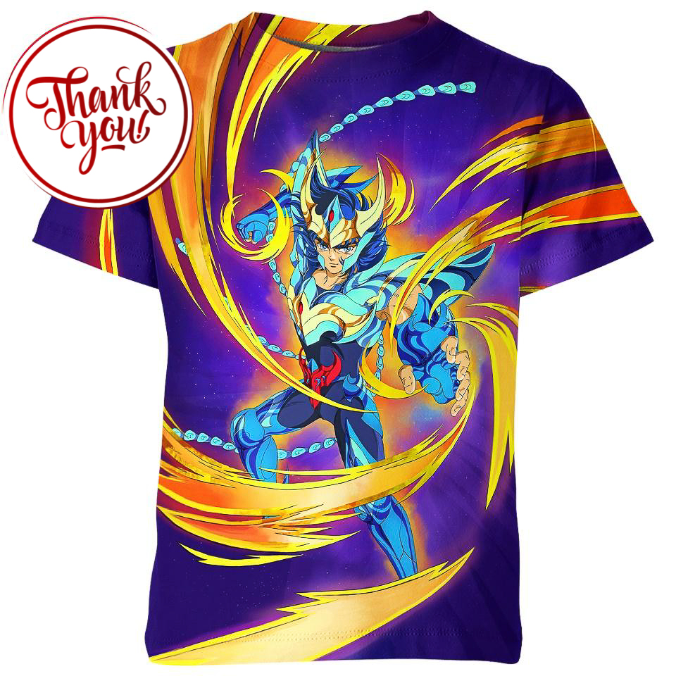 Spaceweather Saint Seiya Anime 3D Print Unisex T-Shirt