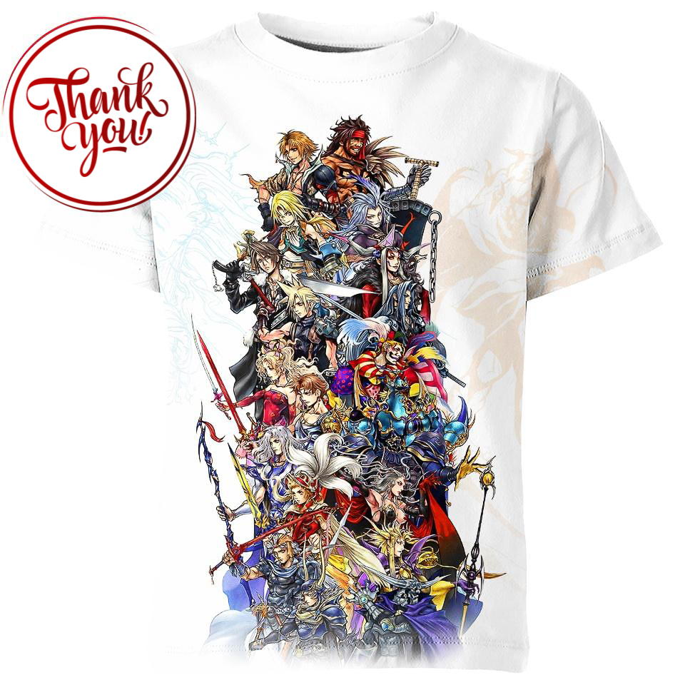 Best Of Final Fantasy 3D Print Unisex T-Shirt