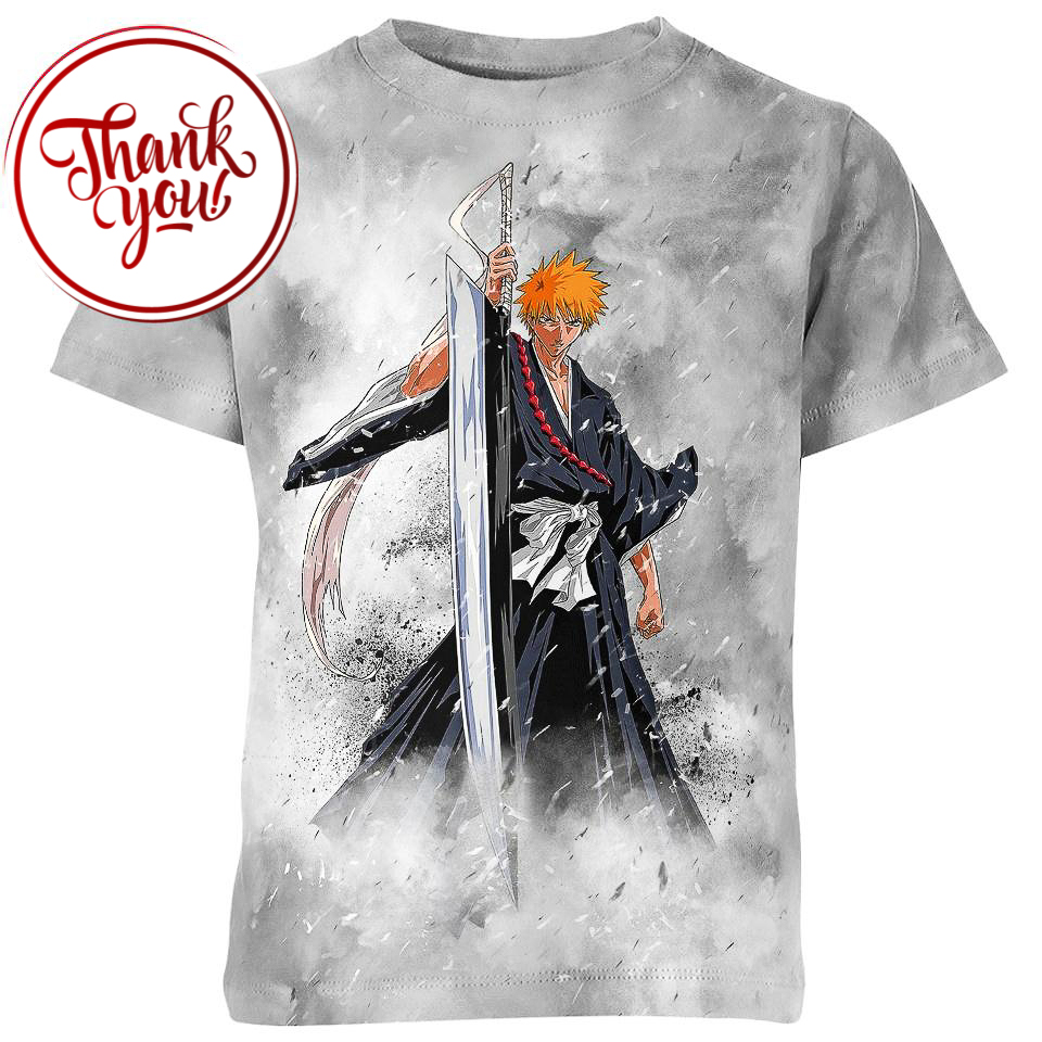 Kurosaki Ichigo 3D Print Unisex T-Shirt