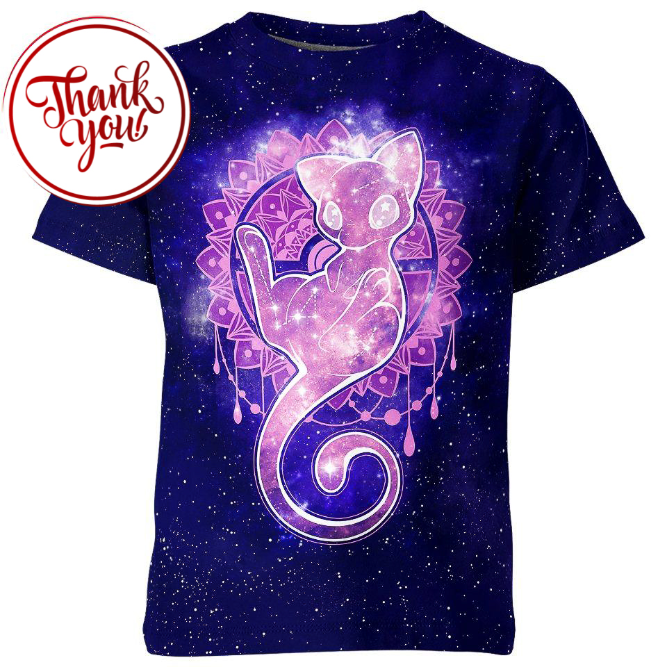 Starry Sky of Mew 3D Print Unisex T-Shirt