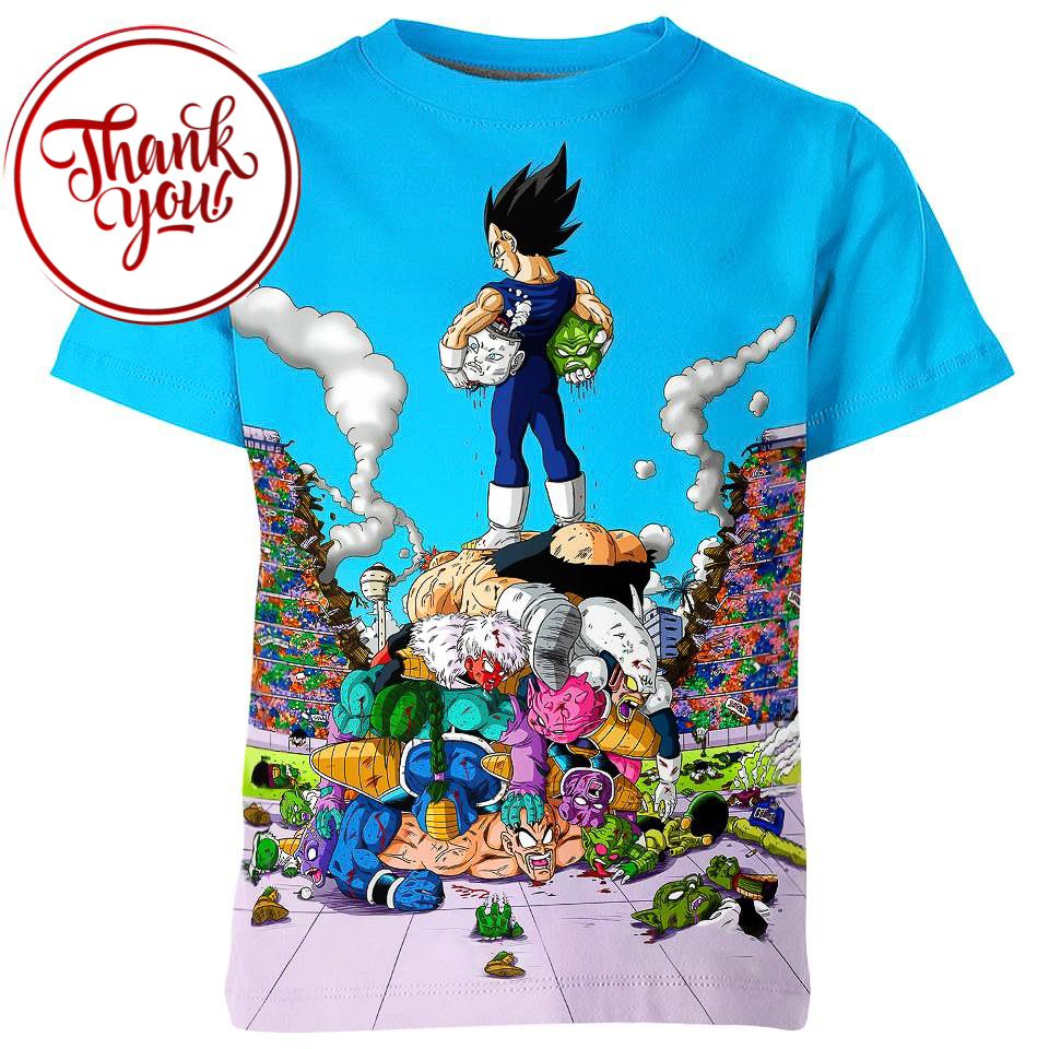 All Kills of Vegeta 3D Print Unisex T-Shirt