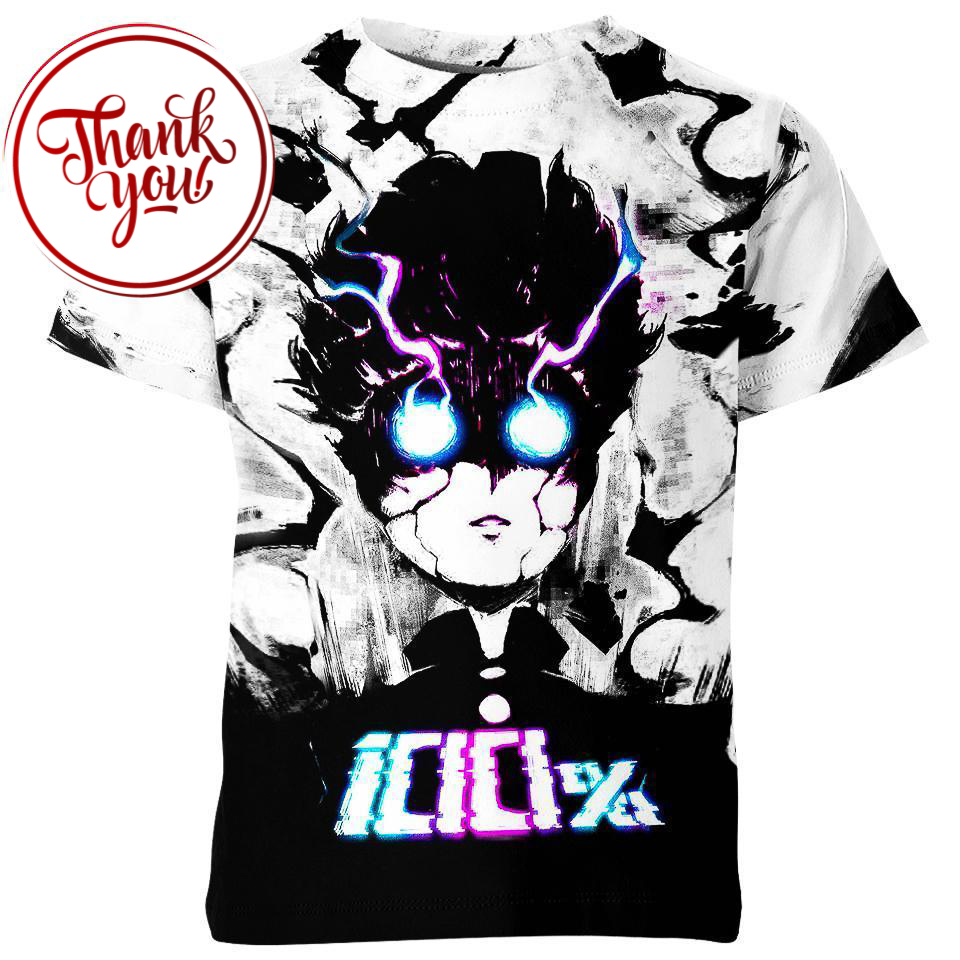 The Mob 100t Anime 3D Print Unisex T-Shirt