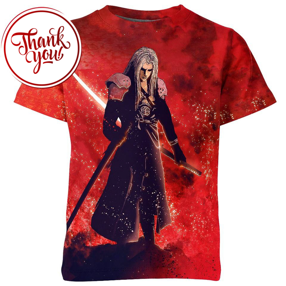 Soldier 1st Class Final Fantasy 3D Print Unisex T-Shirt
