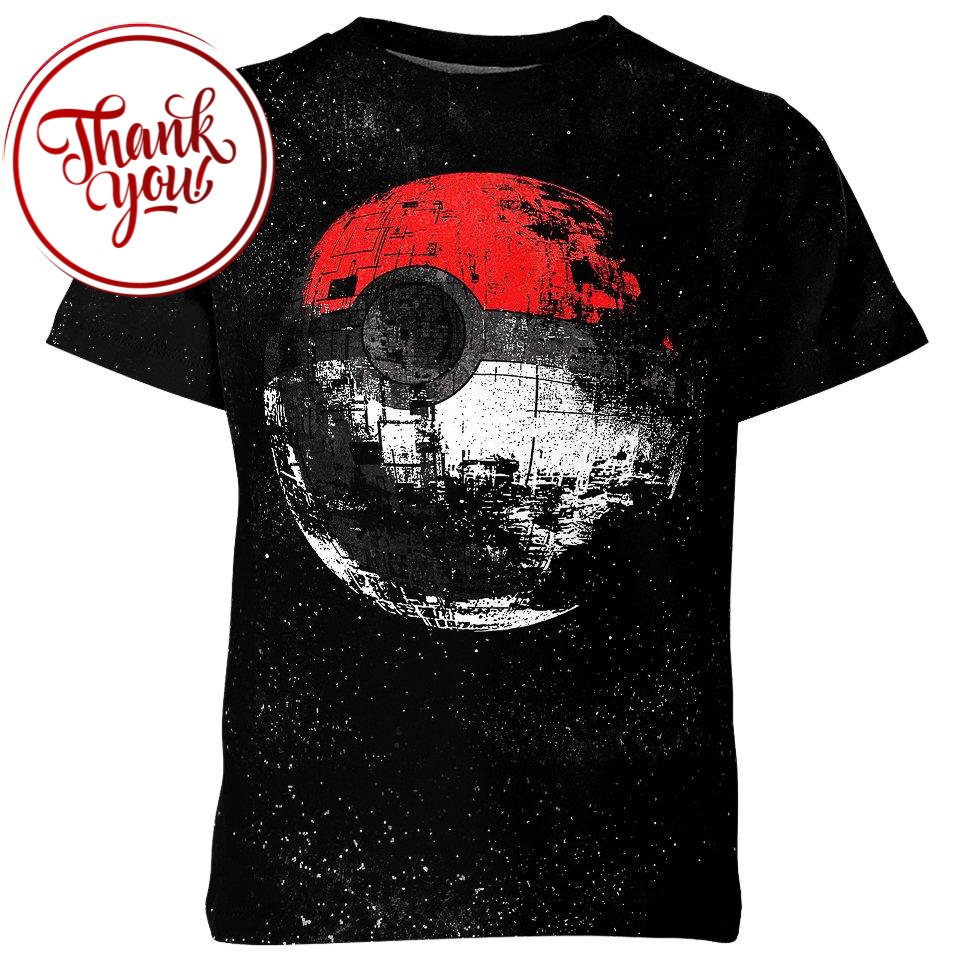 Death Pokeball - Pokemon 3D Print Unisex T-Shirt