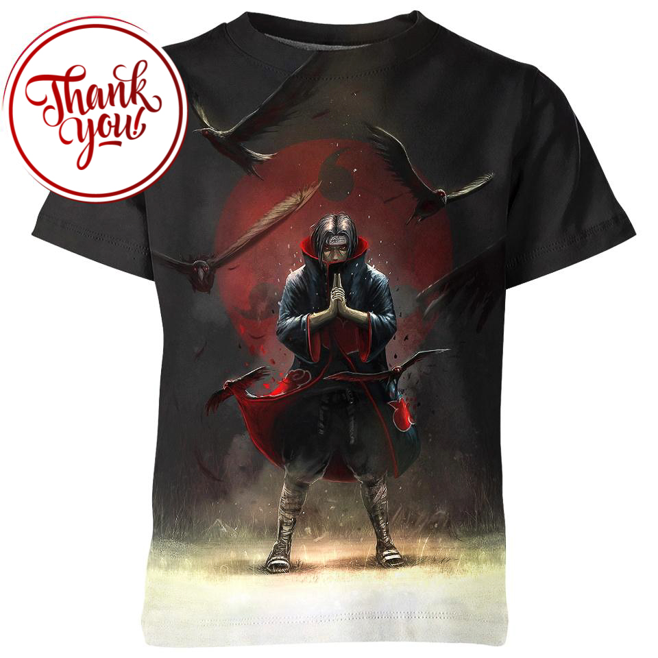 Summon Crows Itachi 3D Print Unisex T-Shirt