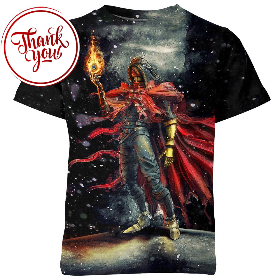 Mystical Vincent Valentine Final Fantasy 3D Print Unisex T-Shirt