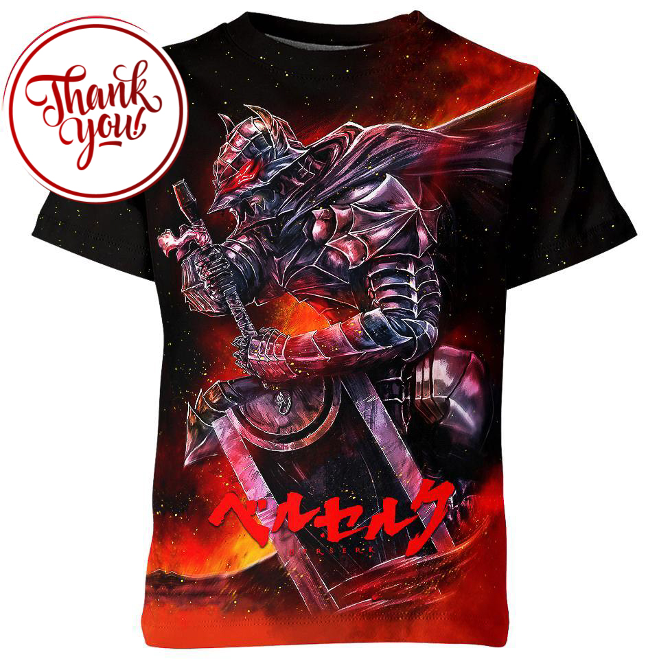 The Slayer - Berserk 3D Print Unisex T-Shirt
