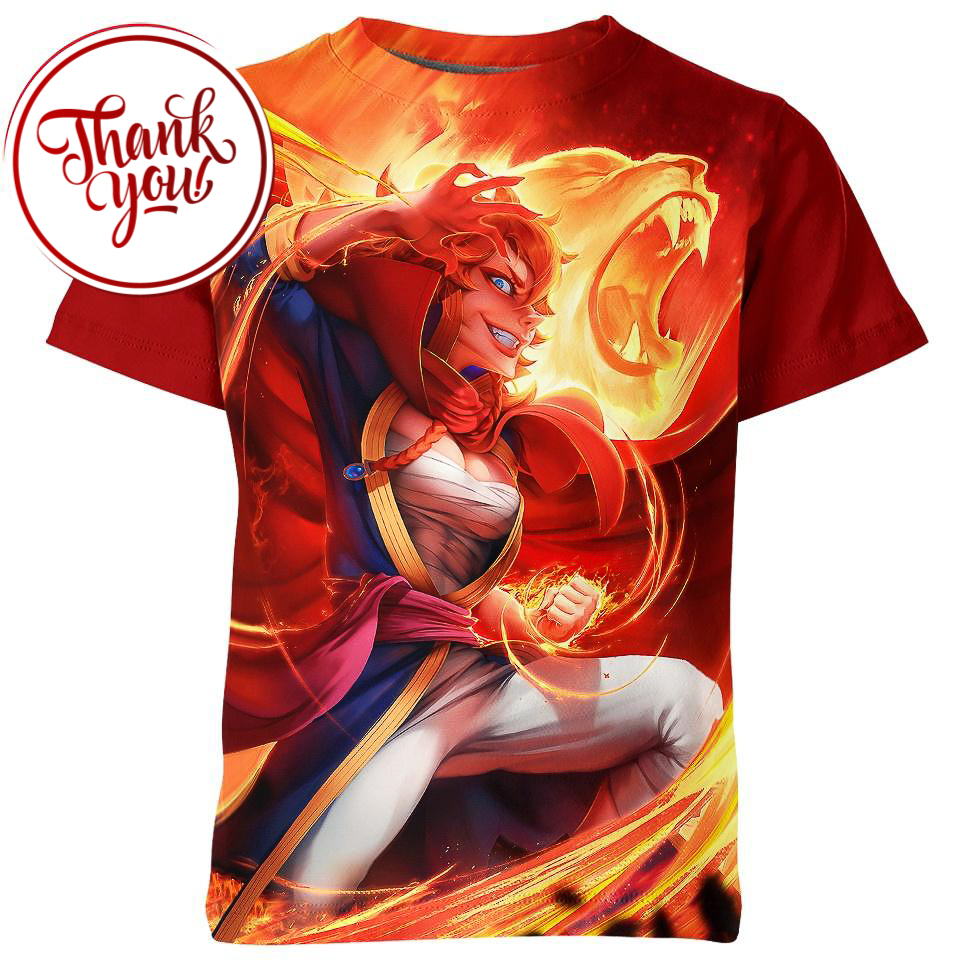 Mereoleona Black Clover 3D Print Unisex T-Shirt