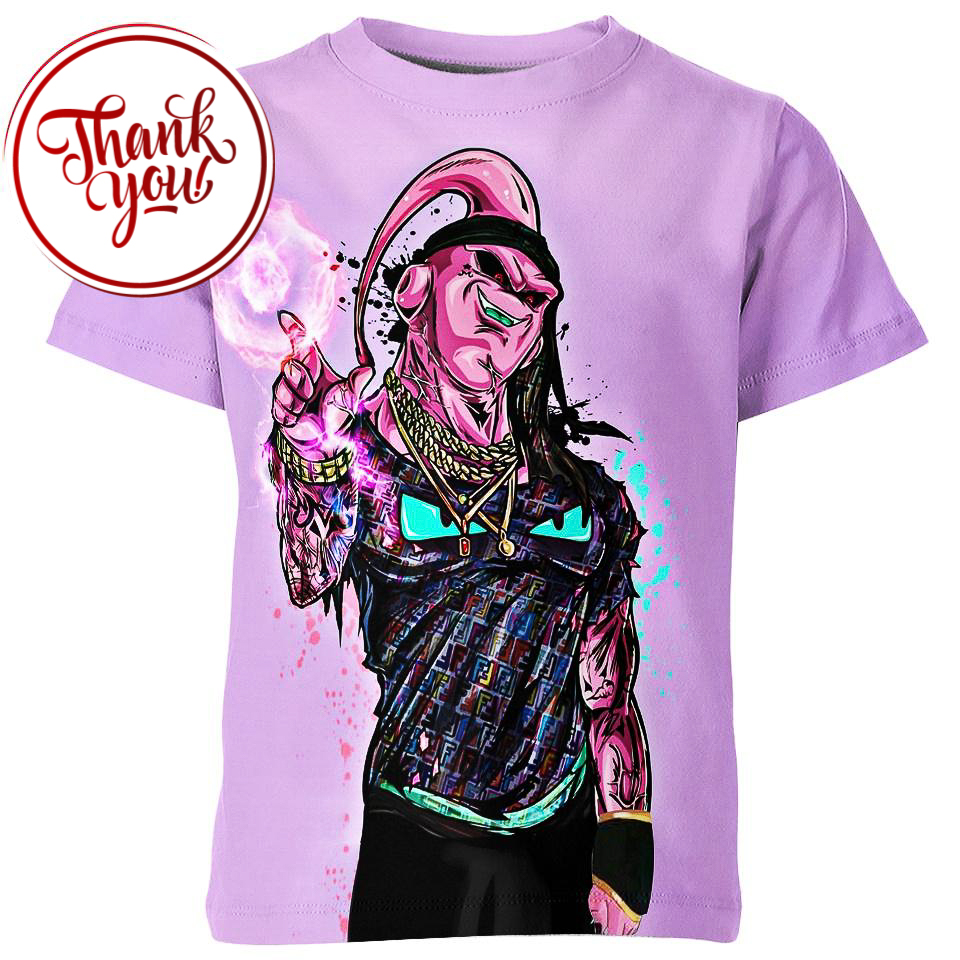 Thug Life Majin Buu 3D Print Unisex T-Shirt