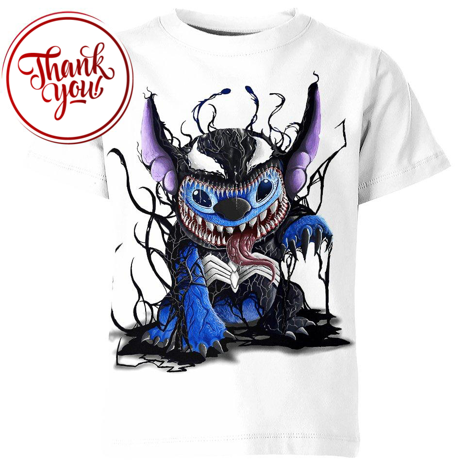 Symbiote Stitch 3D Print Unisex T-Shirt