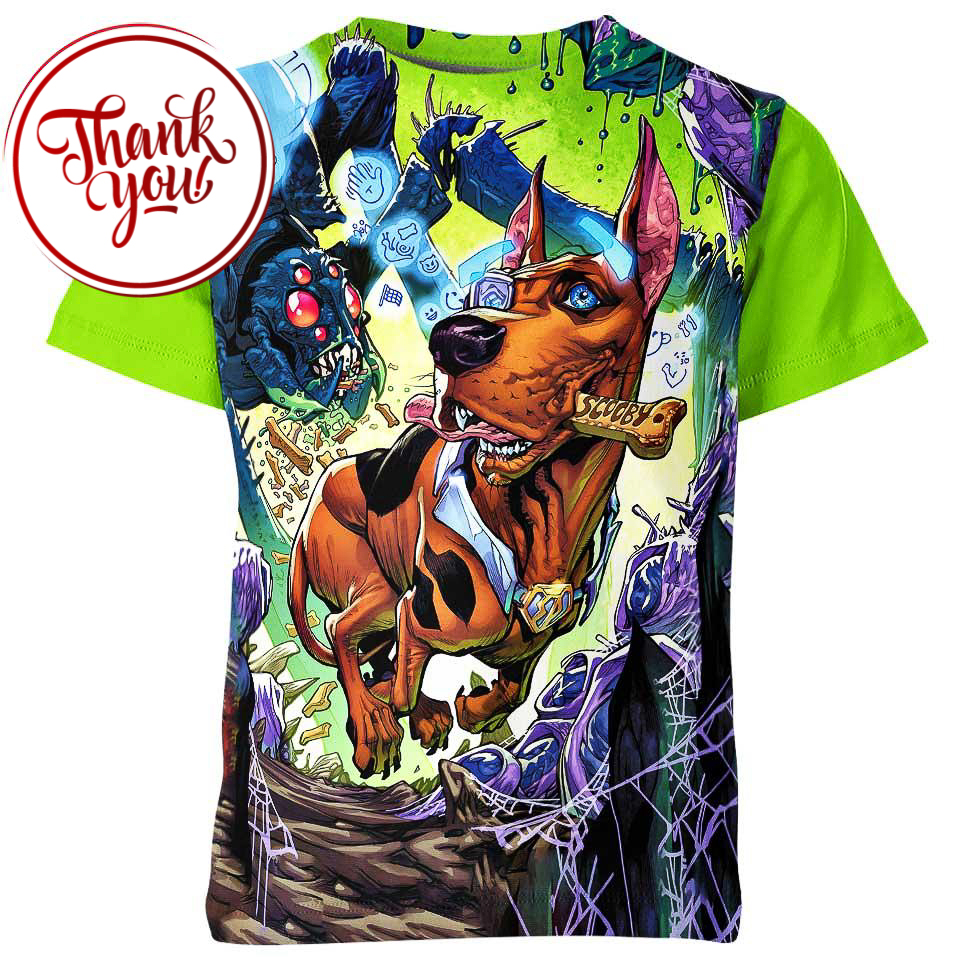 Apocalypse Scooby Doo 3D Print Unisex T-Shirt