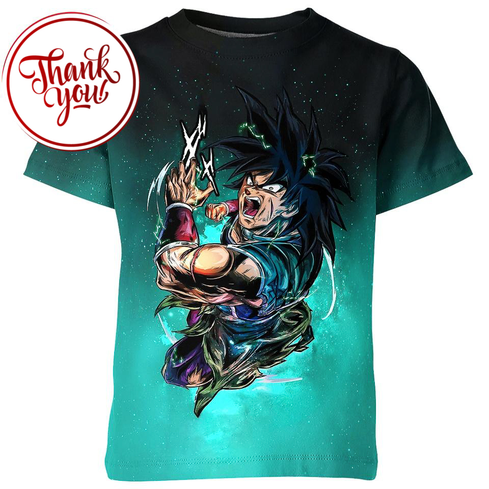 Triple Threat Broly 3D Print Unisex T-Shirt