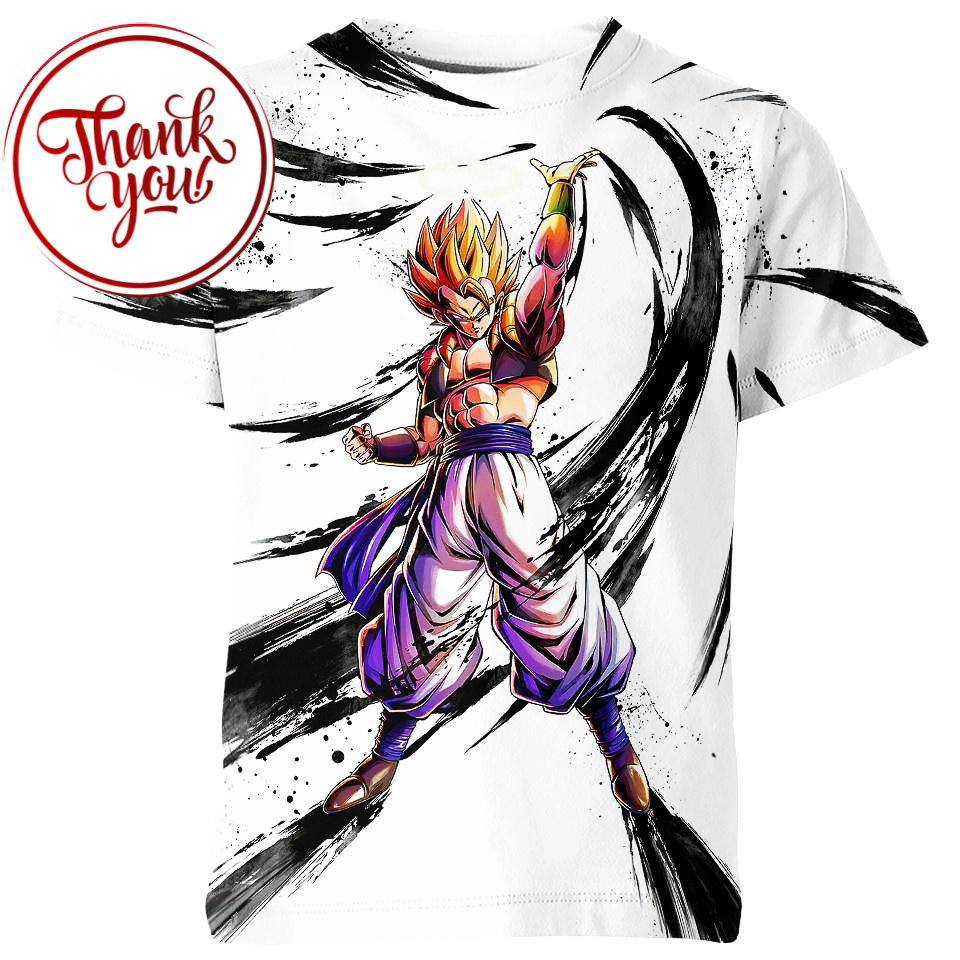 Super Red Gogeta Dragon Ball 3D Print Unisex T-Shirt
