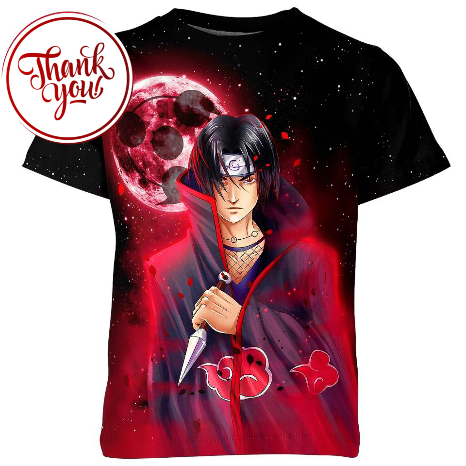 Dread Eyes Itachi 3D Print Unisex T-Shirt
