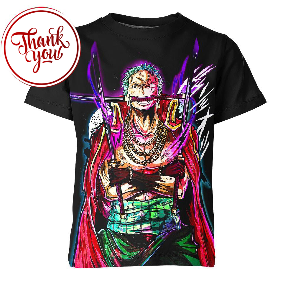The Massive Scars Roronoa Zoro 3D Print Unisex T-Shirt