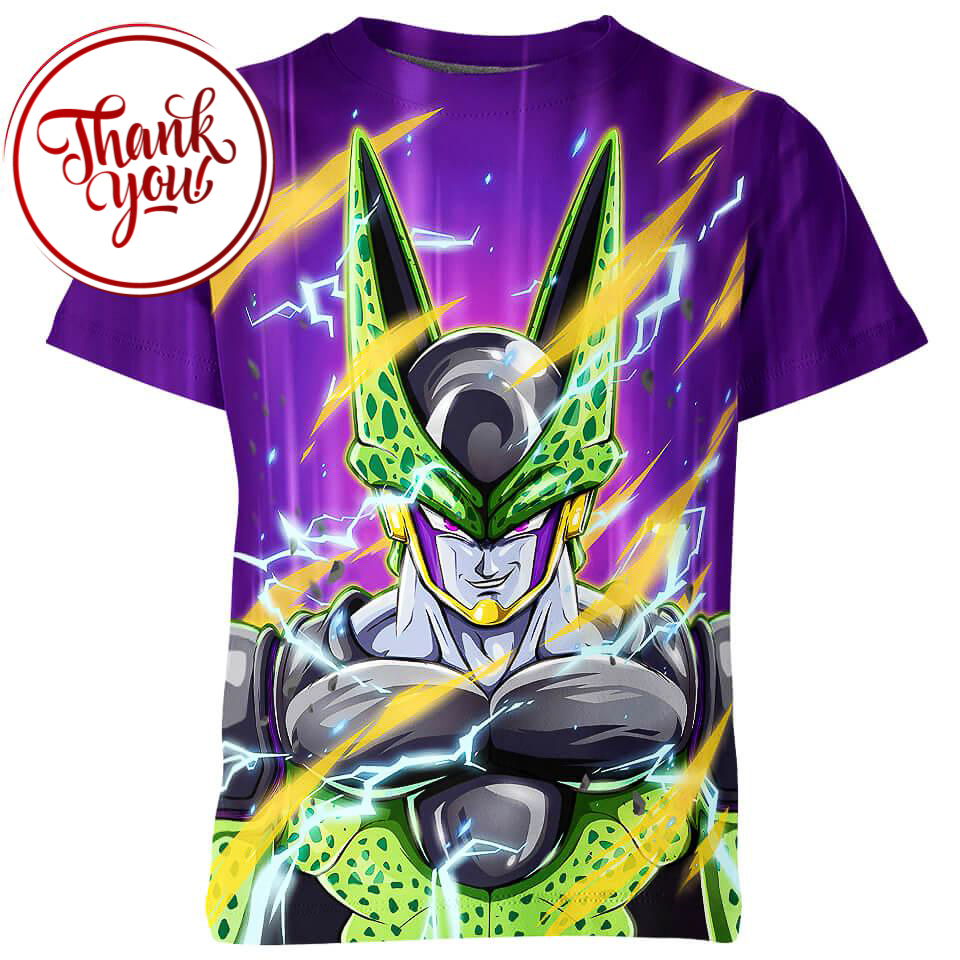 Perfect Cell Dragon Ball 3D Print Unisex T-Shirt
