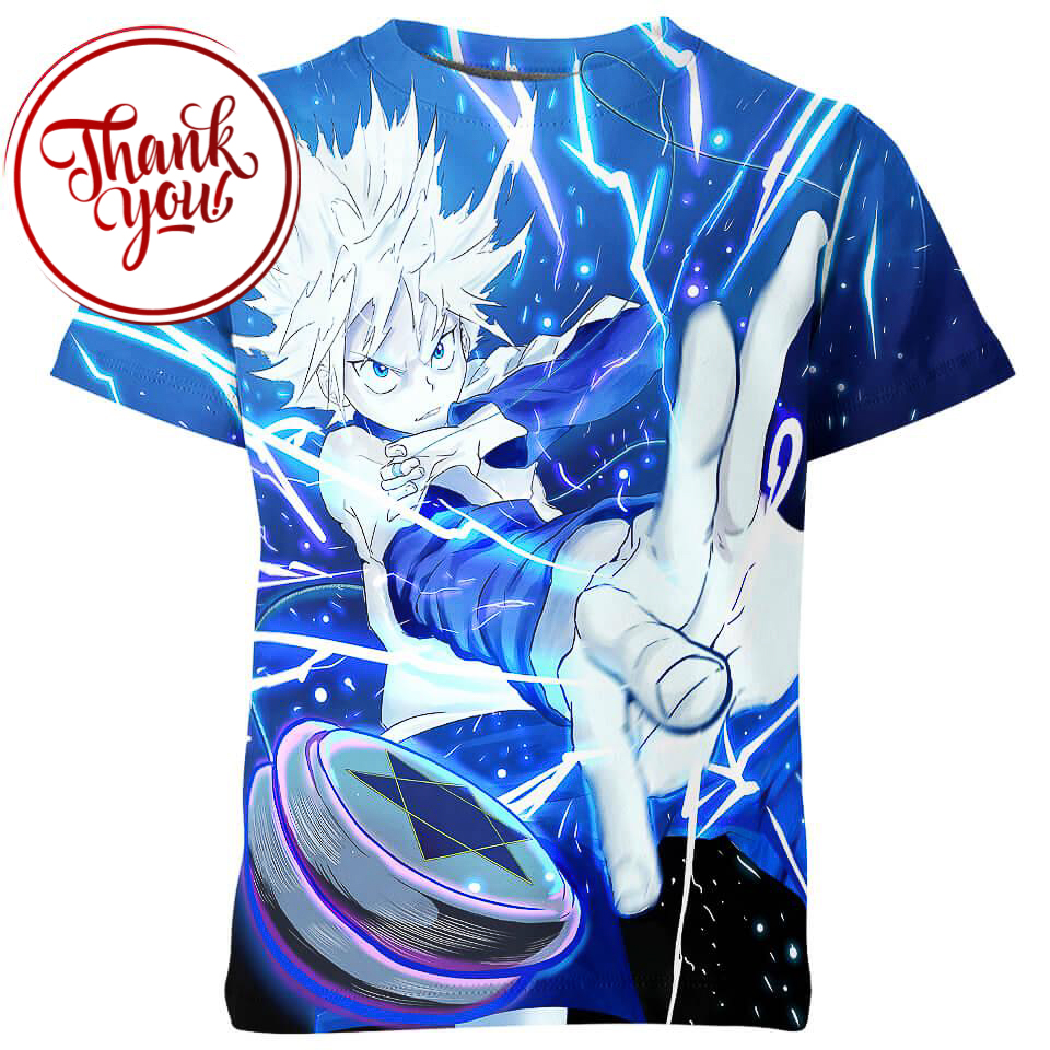 Maximum Strength - Killua 3D Print Unisex T-Shirt