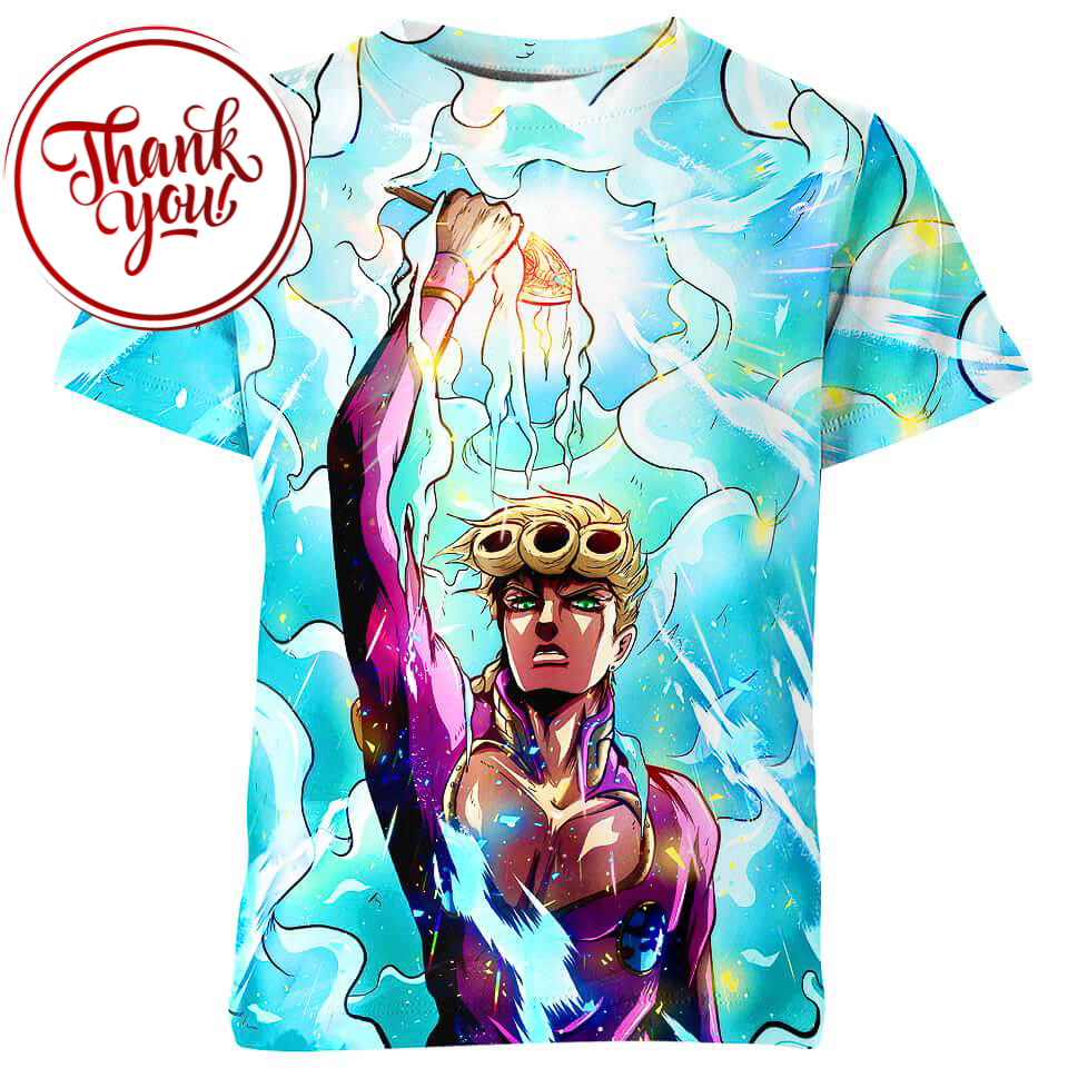 Giorno Giovanna - Jojos 3D Print Unisex T-Shirt