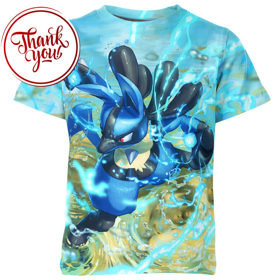 Manipulates Aura Lucario 3D Print Unisex T-Shirt