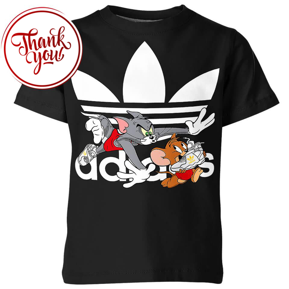 Chase Tom and Jerry 3D Print Unisex T-Shirt