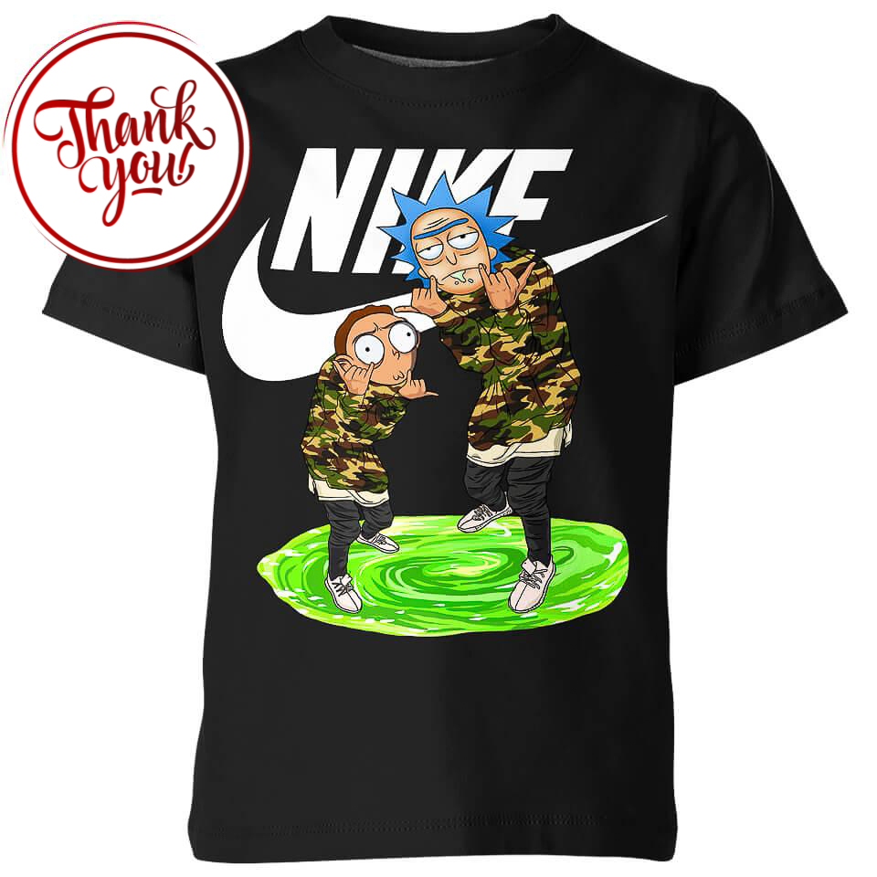 Soldier Rick and Morty 3D Print Unisex T-Shirt