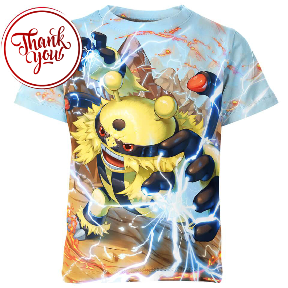 Electivire Pokemon 3D Print Unisex T-Shirt