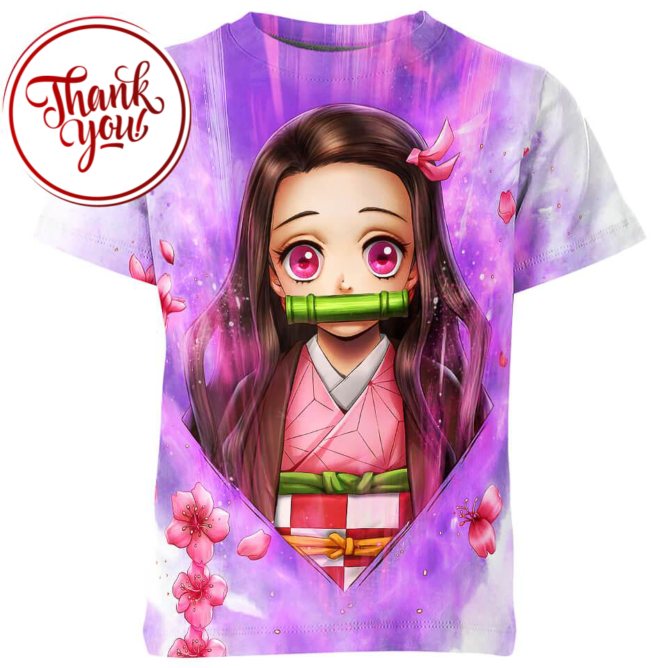 Baby Nezuko 3D Print Unisex T-Shirt