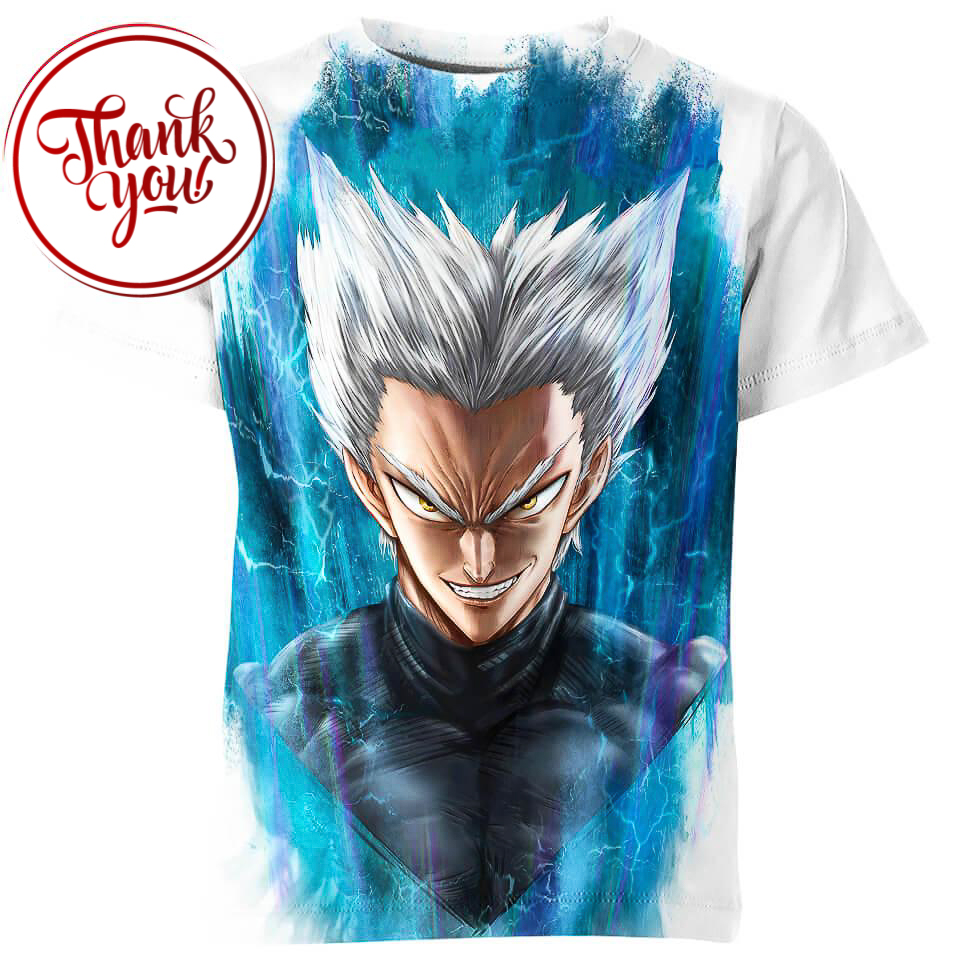 Garou One Punch Man 3D Print Unisex T-Shirt