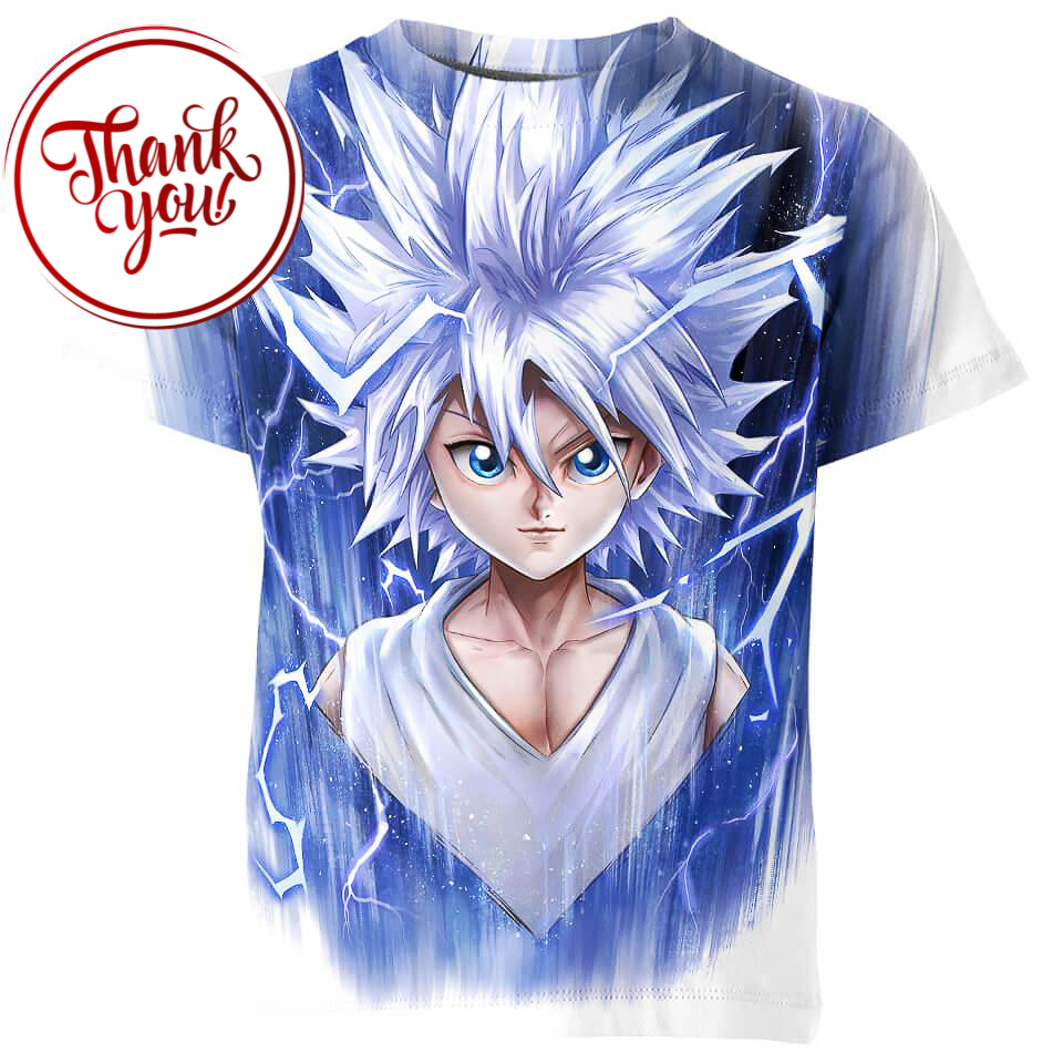 Godspeed Killua 3D Print Unisex T-Shirt