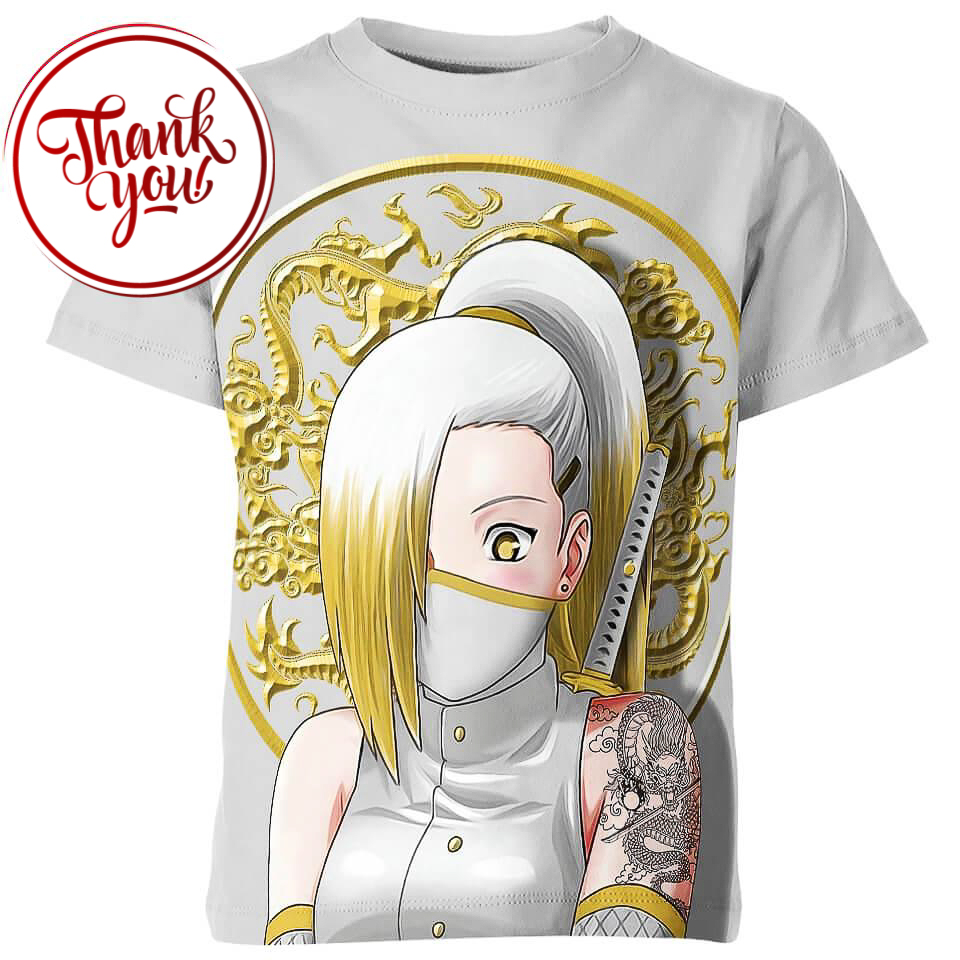 Ino Yamanaka Naruto 3D Print Unisex T-Shirt