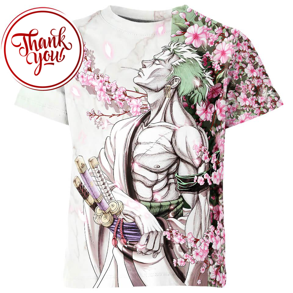 Master of The Three Sword - Zoro 3D Print Unisex T-Shirt