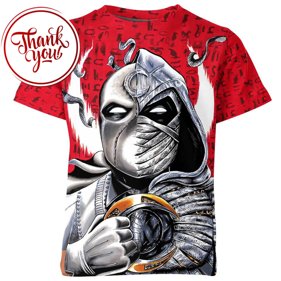 Mercenary Moon Knight 3D Print Unisex T-Shirt