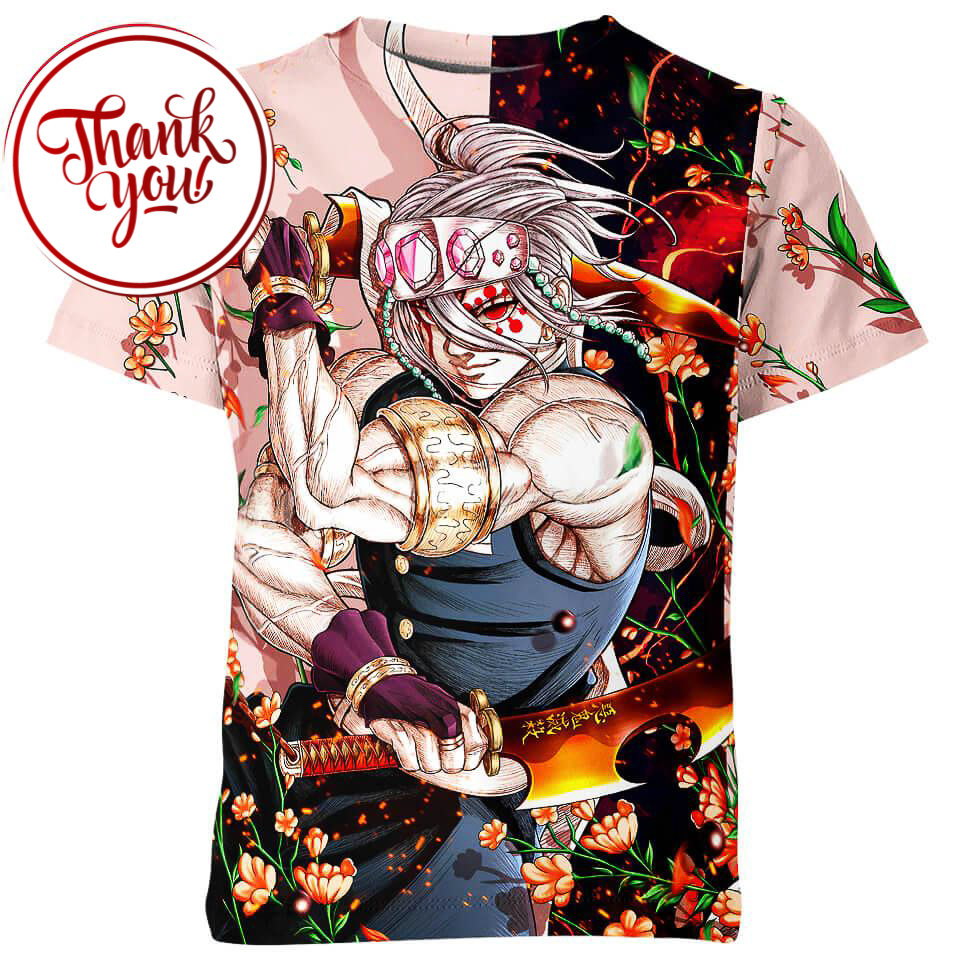 Assassin Tengen Uzui 3D Print Unisex T-Shirt