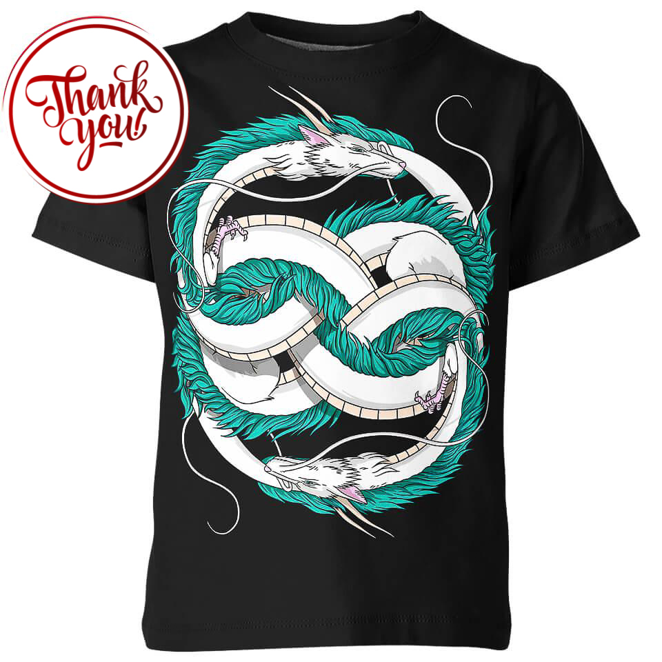 NeverEnding Spirited Away 3D Print Unisex T-Shirt