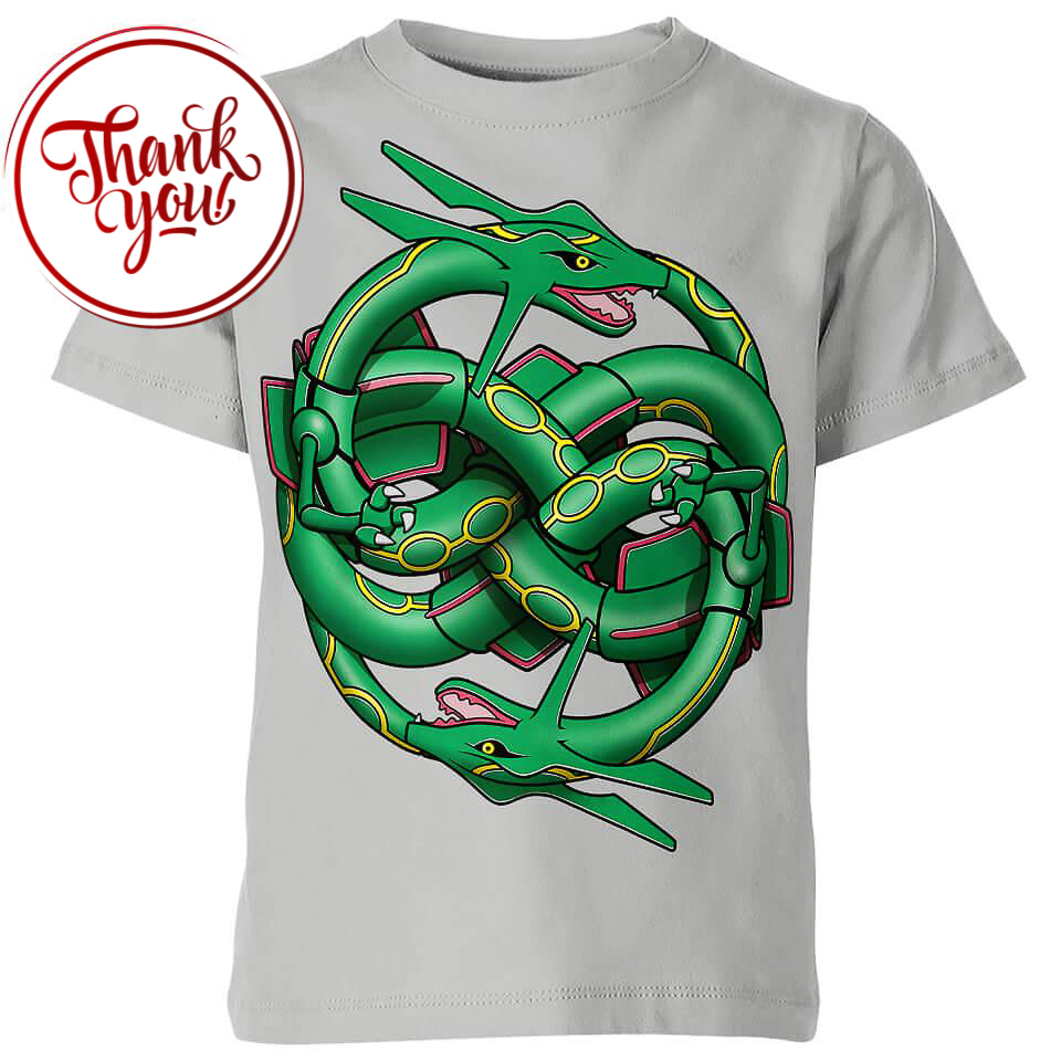 Never Ending Rayquaza Pokemon 3D Print Unisex T-Shirt