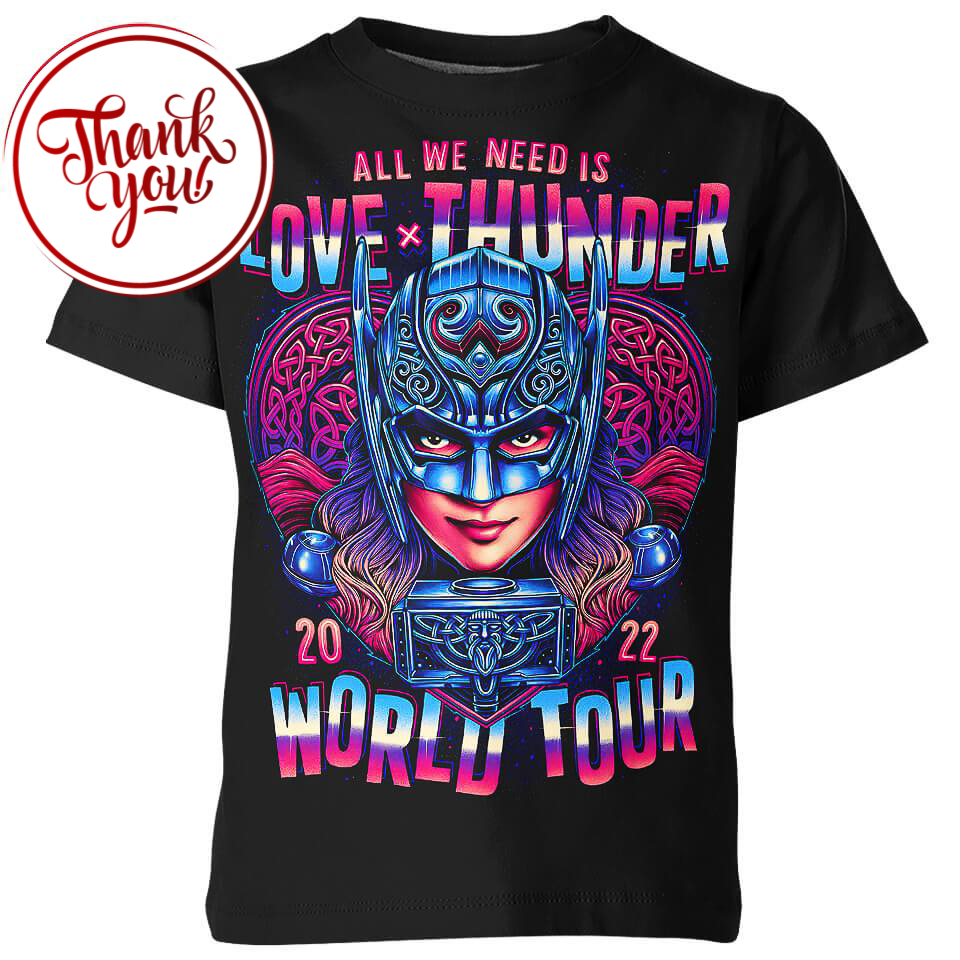 Emblem of Love - Thor 3D Print Unisex T-Shirt