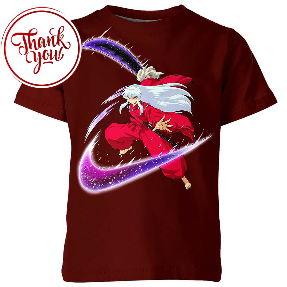 Inuyasha 3D Print Unisex T-Shirt