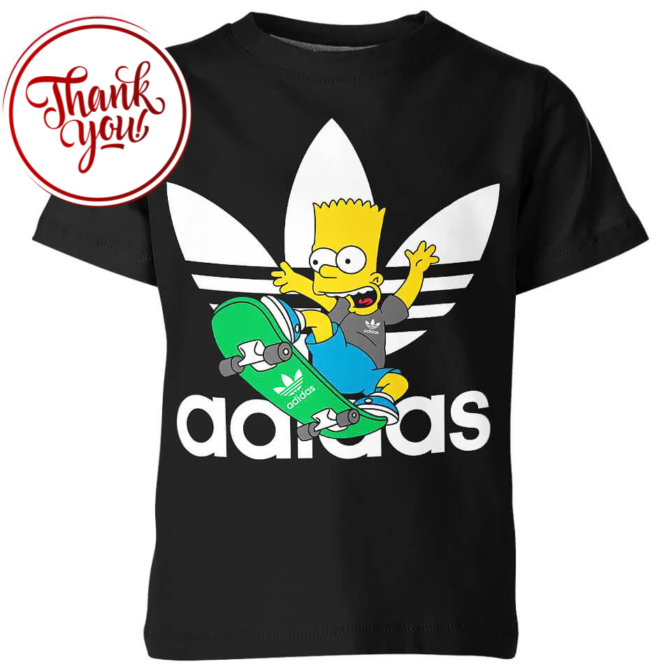 Bart Simpson 3D Print Unisex T-Shirt