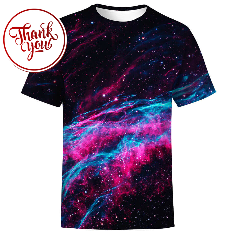 The Veil Nebula 3D Print Unisex T-Shirt