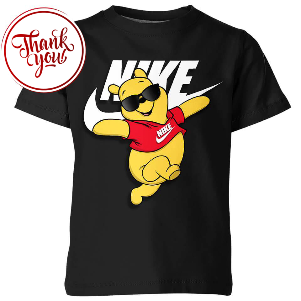 Happy Winnie-the-Pooh 3D Print Unisex T-Shirt